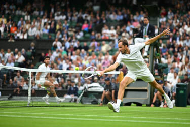 Corinne Dubreuil, a Nikon Ambassador, photographs for Nikon magazine (only) at Wimbledon 2023,