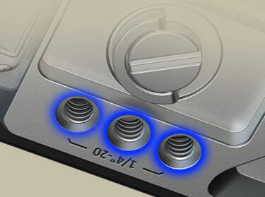 SmallRig 5707 L-Shaped Mount Plate with Wooden Handle for Nikon Z f, silver